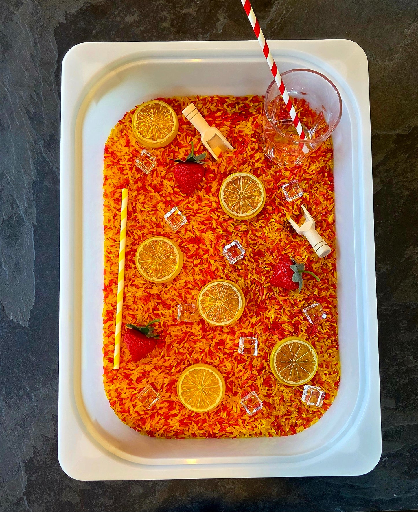 Bac Sensoriel Limonade aux Fraises