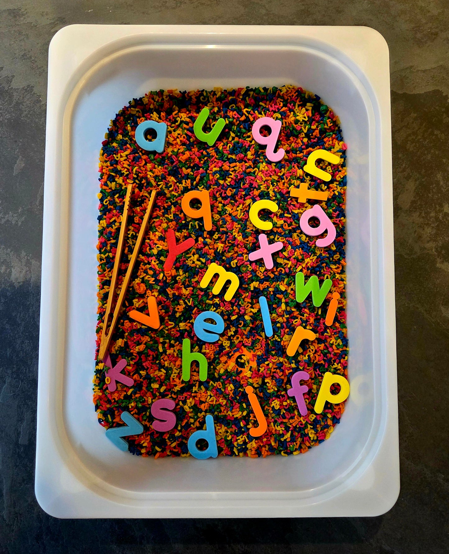 Bac Sensoriel Alphabet