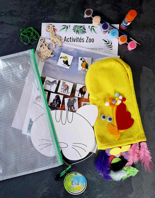 Pochette d'Activités Animaux du zoo