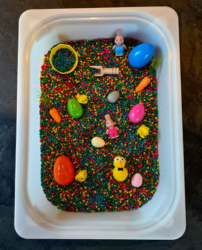Bac sensoriel Pâques