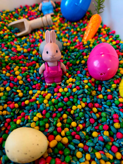 Bac sensoriel Pâques