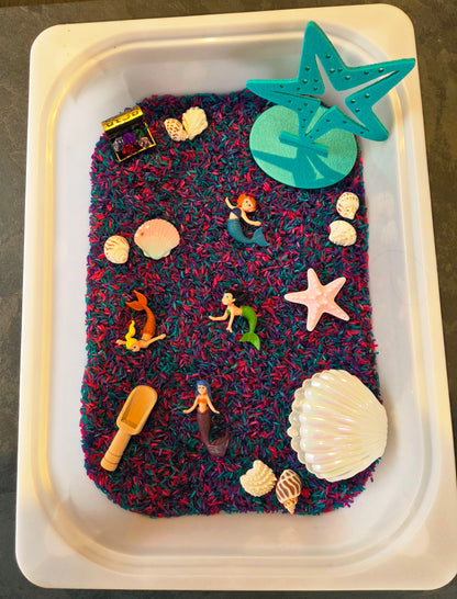 Bac sensoriel Sirènes