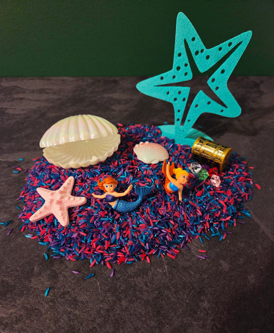 Bac sensoriel Sirènes