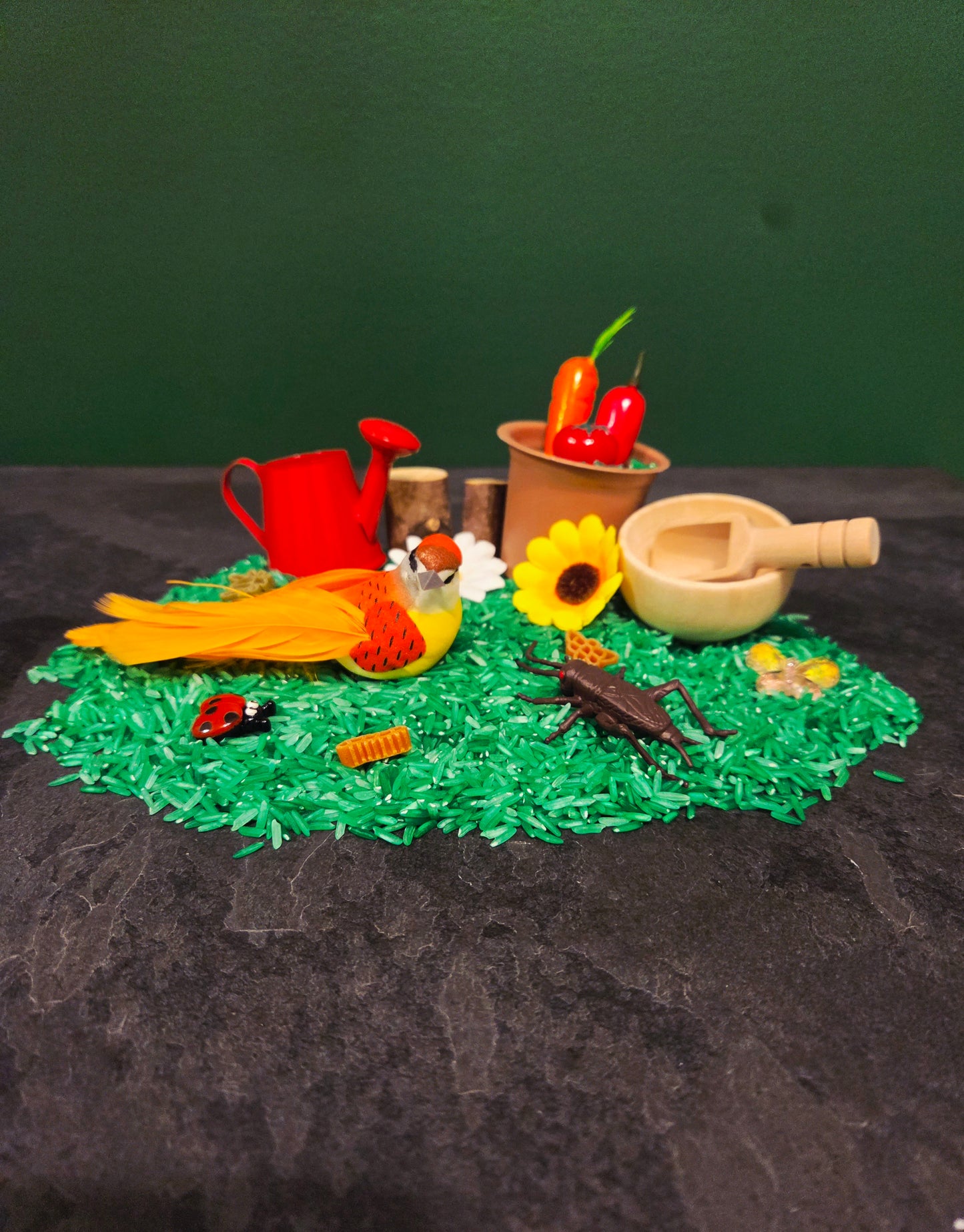 Bac sensoriel printanier